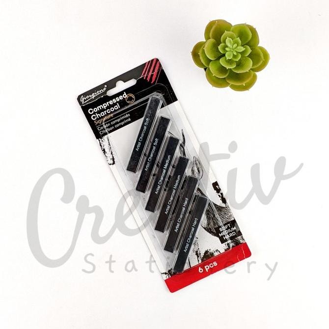 

Giorgione Compressed Charcoal Pencil Set Sketsa Batang Karbon G-WM3203