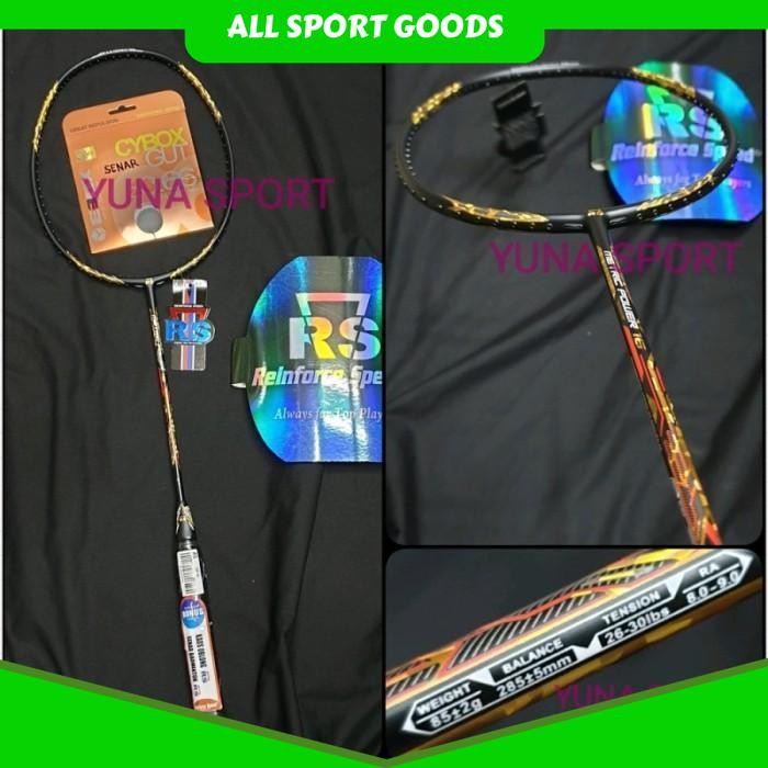 PAKET RAKET RS BADMINTON METRIC POWER 16N II (MP16 NII) 100% ORIGINAL BEST SELLER ALL SPORT GOODS 