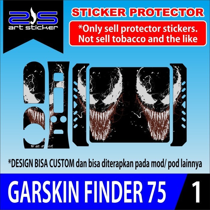COD Finder 75 Itachi Venom Stiker Skin Casing Bayar Ditempat Buy1get1free