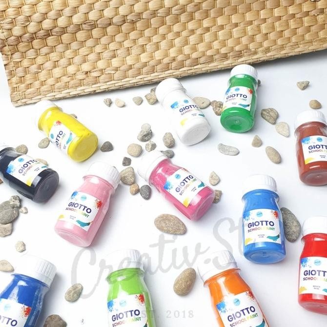 

BEBAS ONGKIR - Giotto Washable School Paint 50 ML Cat Lukis Anak Gambar