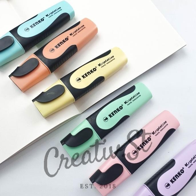 

BEBAS ONGKIR - Highlighter Kenko Kriptonite Pastel Colour Kenko Penanda