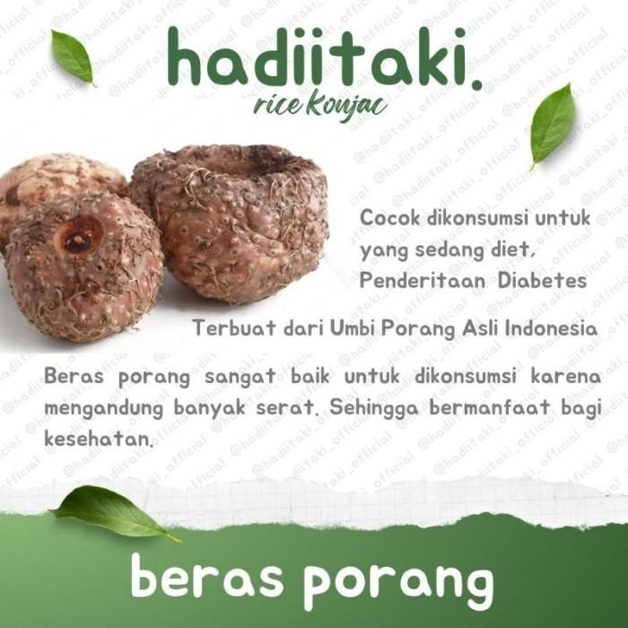 

Beras Porang Hadiitaki 1 Kg Shirataki Konjac Rice Diet Rendah Kalori