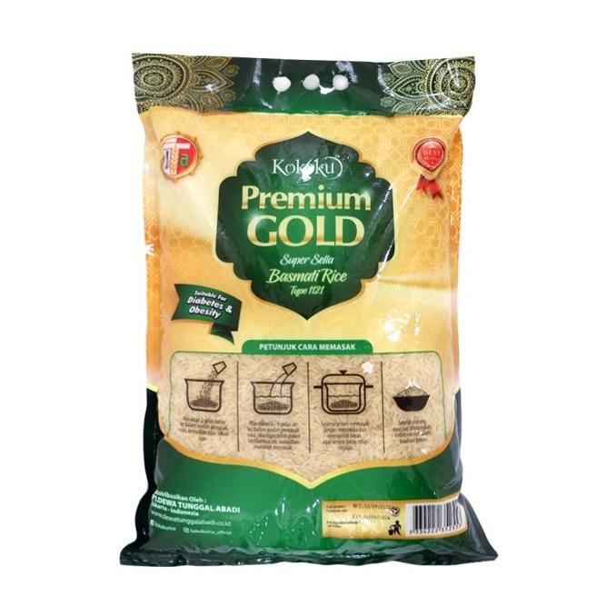 

Kokoku - Beras Basmati Premium Gold 5kg H24ID
