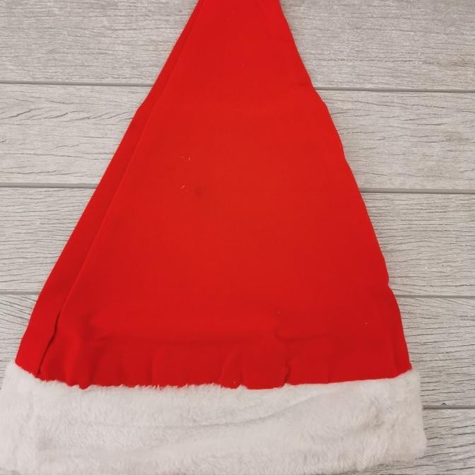~~~~~] Topi Natal Bludru kaku Uk 27x40cm