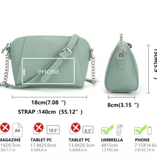 David Jones Tas Bahu Tangan Selempang Wanita