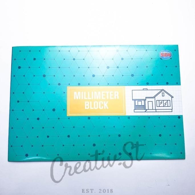 

Milimeter Blok Sinar Dunia F4 20 Lembar