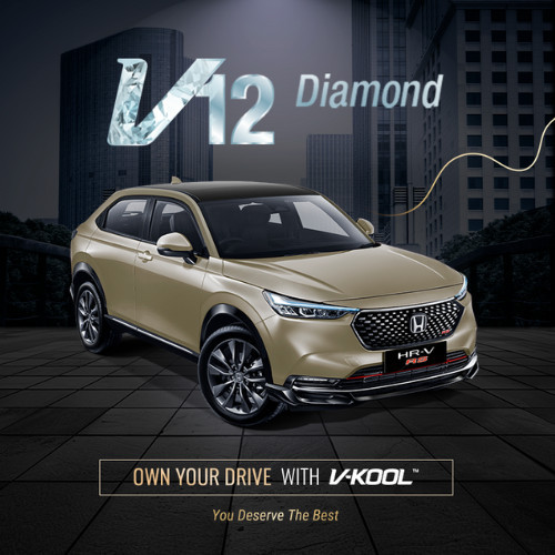 Kaca Film V-KOOL Diamond Series Honda HRV 2022 Samping VIP