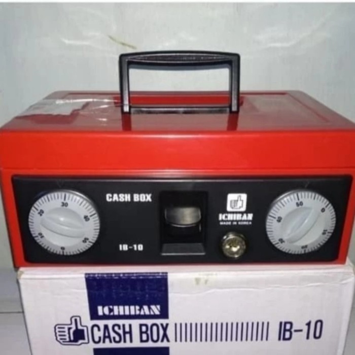 

PROMO ICHIBAN IB10 - CASH BOX / KOTAK UANG KASIR / BRANKAS SAVE BOX IB-10