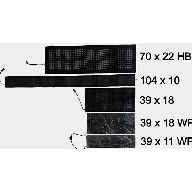 Glowflex Led Flexible Screen Mobil Led Strip Mobil Rgb Bluetooth Led Running Text Mobil Barangbaru