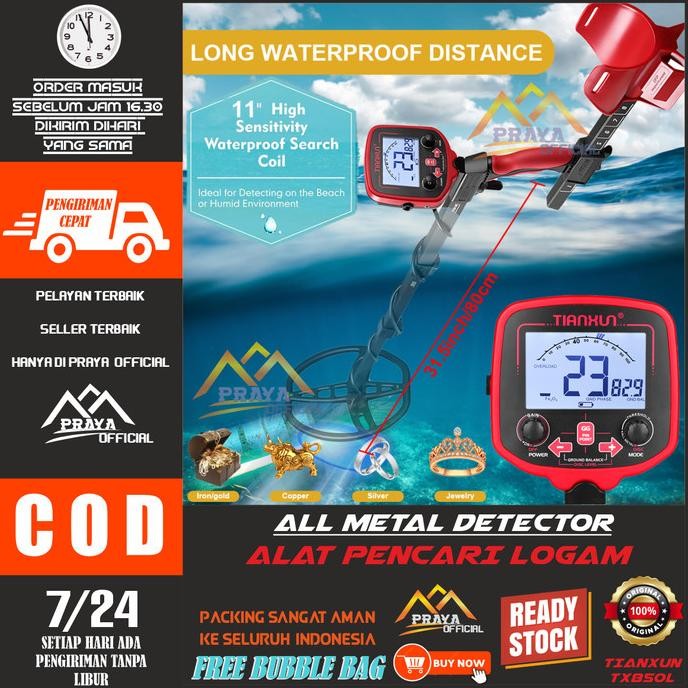 TIANXUN tx850 PLUS TX-850 PLUS metal detector detektor logam emas