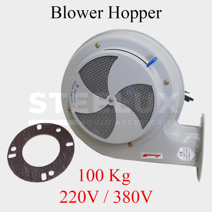 Blower Hopper 100Kg 220V/380V 140mm/150mm Keong Fan Kipas Angin Dryer Motor Mesin Pengering Drier Dr