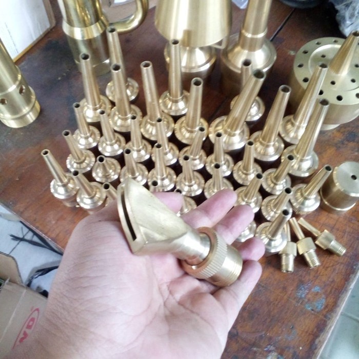 1/2" (3/4") Nozzle Air Mancur, Duct Tail, Kipas Bebek -Gratisongkir