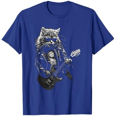 Kaos Rock & Festival Konser Musik Roll Kaos Gitar Rock Kucing |b2XdpBpW|