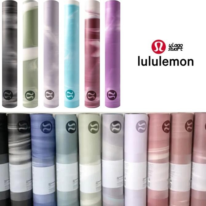 the reversible mat 5mm LULULEMON marble yoga matras alo manduka senam