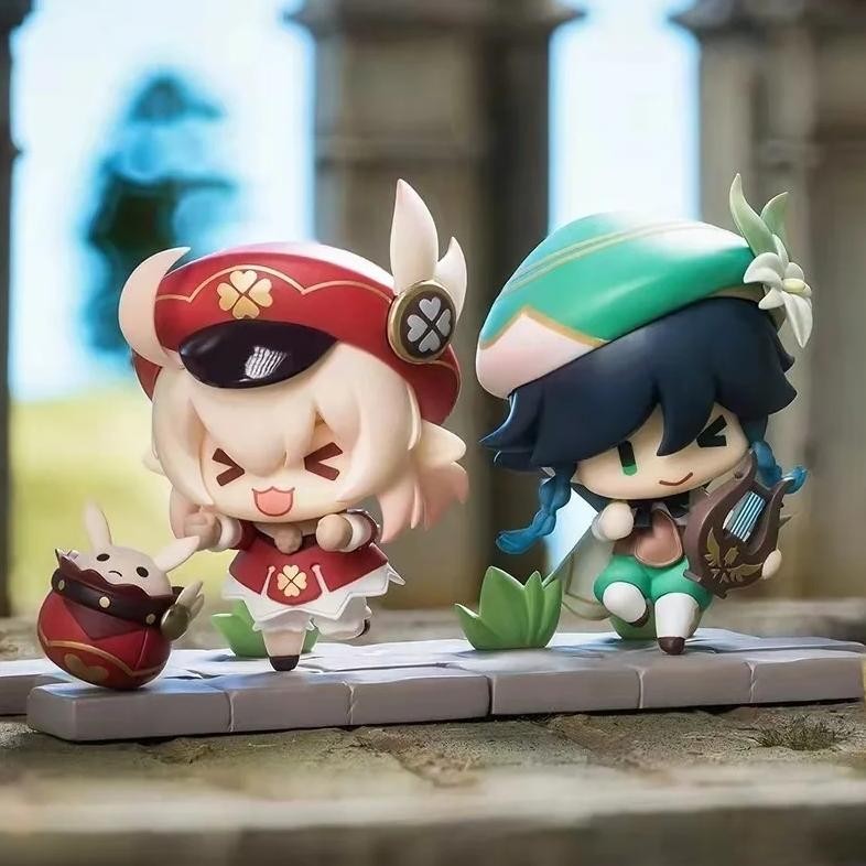 genshin impact account action figure anime game genshin impact keqing amber klee mona figma figurine