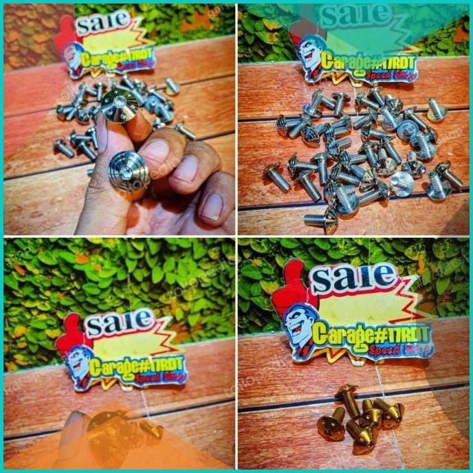 baut probolt disc piringan cakram 6x15 drat 10 honda vario 125 150 new