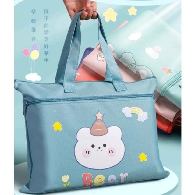 

TAS KURSUS ANAK TOTE BAG,FOLDER BAG,TAS FOLDER DOKUMEN ANAK