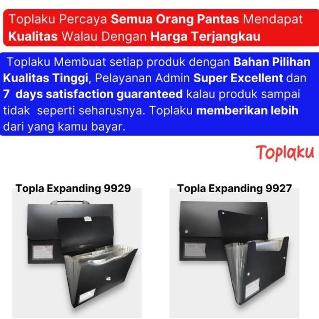 EXPANDING FILE F4 MAP HARMONIKA TAS DOKUMEN AESTHETIC PLASTIK KANCING
