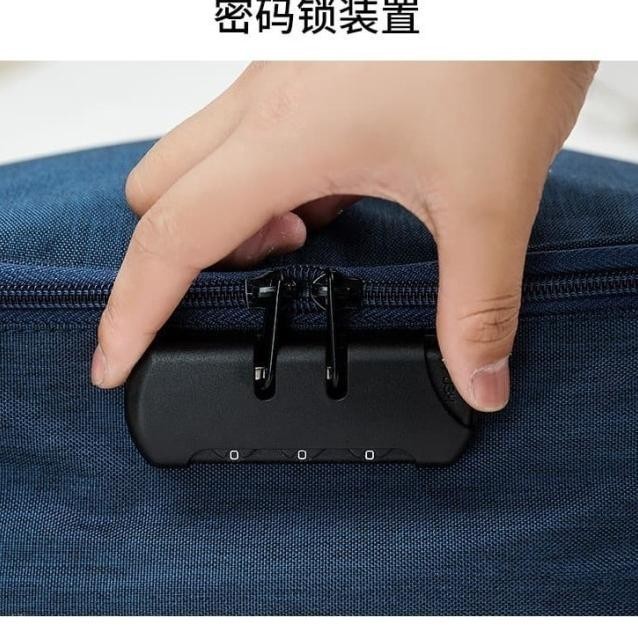

AY0! [LOCKIT] TRAVEL DOCUMENT BAG 3 DIGIT PASSWORD / TAS DOKUMEN ANTI AIR