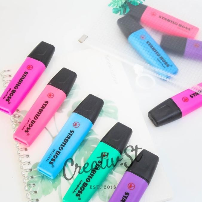 

TERMURAH - Highlighter Penanda Stabilo Boss Original