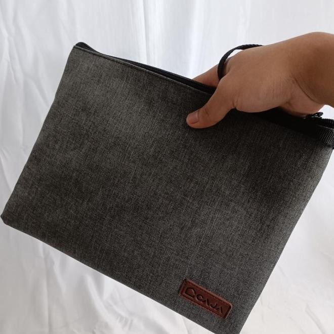 

TERSEDIA CAJA DOCUMENT BAG TAS DOKUMEN DENIM PREMIUM SEMINAR KIT MERCHANDISE PREMIUM