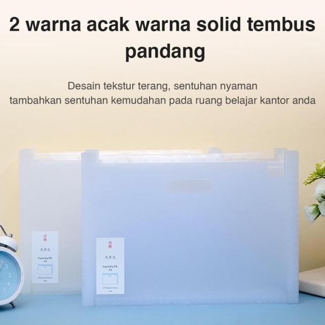 

TERBAIK !! DELI FILE FOLDER DOCUMENT BAG TAS DOKUMEN FILE A4 ISI 13