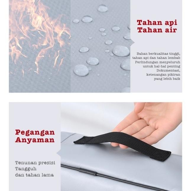 

TAS PENYIMPANAN DOKUMEN ANTI AIR TAHAN API BAHAN KAIN SERAT KACA KOPER