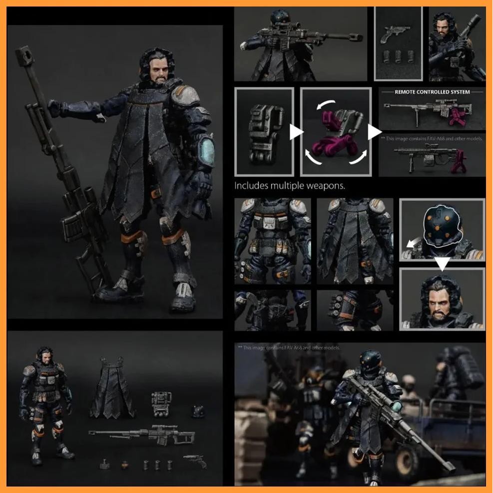collectible in stock acid rain war 1/18 scale male soldier fav-a68 argos 3.75-inch action figure mod