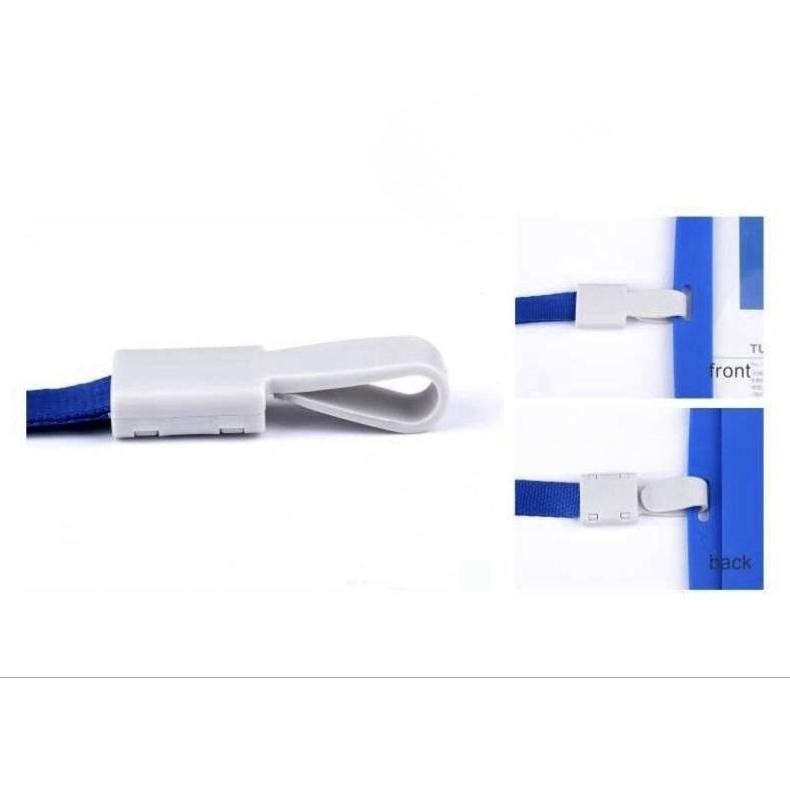 

QUAFF Tempat kartu ID terintegrasi berwarna-warni C-113V vertikal ID Card Lanyard 1.5cm