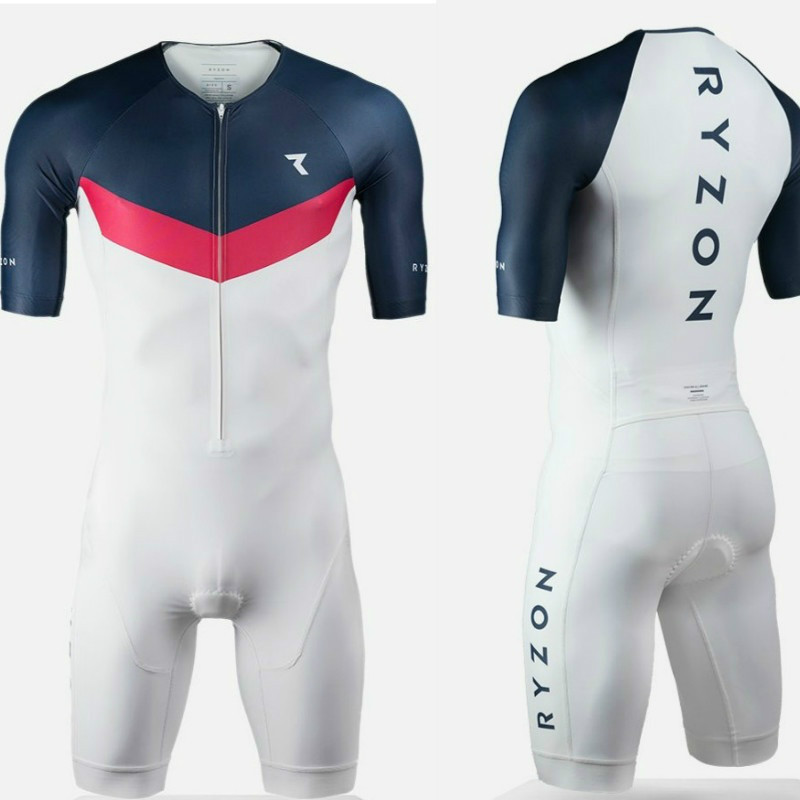[skyriding] 2021 BARU 1 Piece Cycling Jumpsuit Mens Cycling Skinsuit Trisuit Triathlon Cycling Jerse