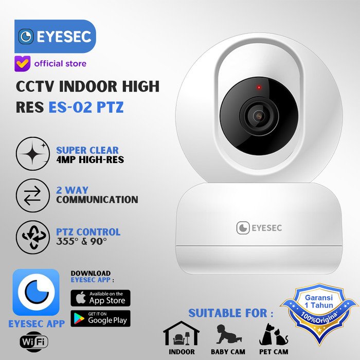 CCTV Indoor EYESEC 4MP 1440p smart CCTV WIFI PTZ