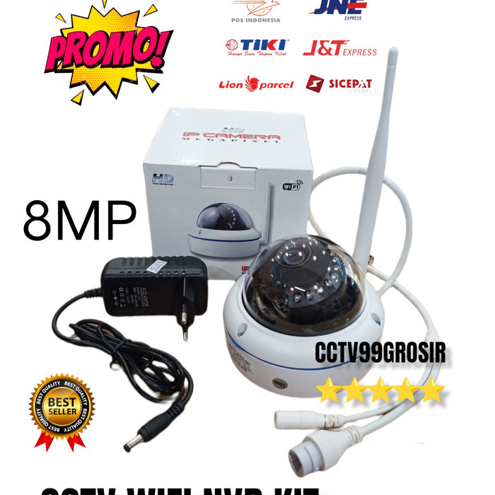 Ip Kamera Indoor NVR Kit 8MP Full HD Khusus Nvr kit Ip Pro