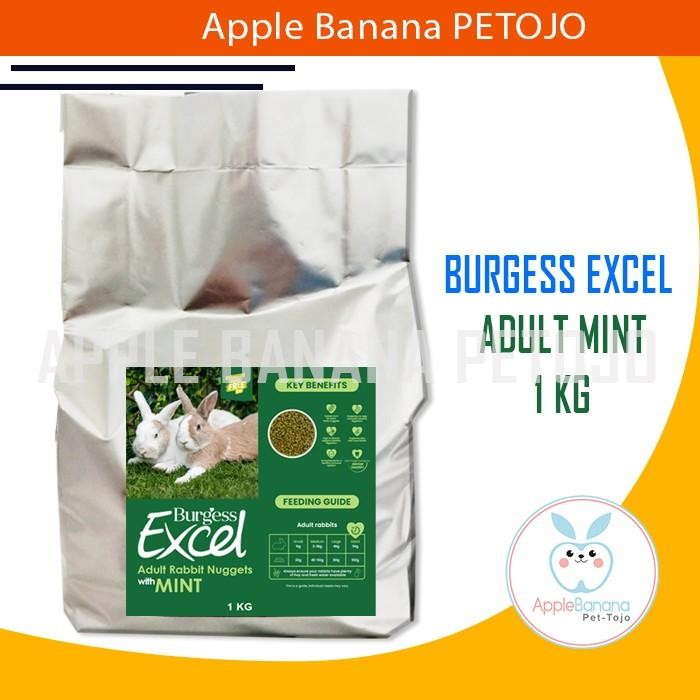 Burgess Adult Repack 1 Kg - Makanan Kelinci Pelet Burgess