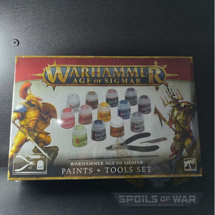 

Warhammer AoS: Paints & Tools Set (New Edition)