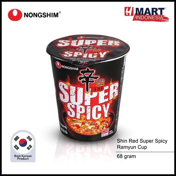 

Nongshim Shin Red Super Spicy Ramyun Cup 68G