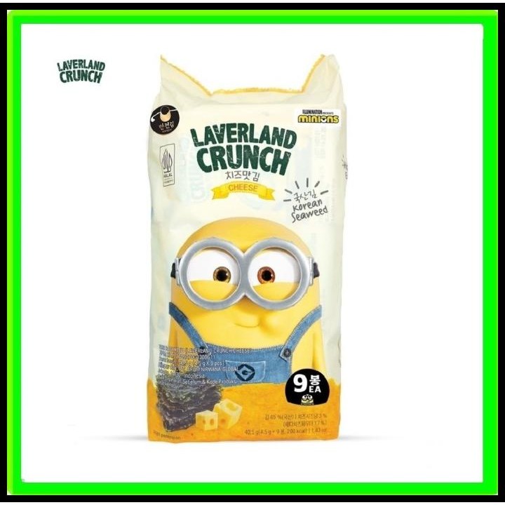 

Laverland Crispy Seaweed Snack Cheese
