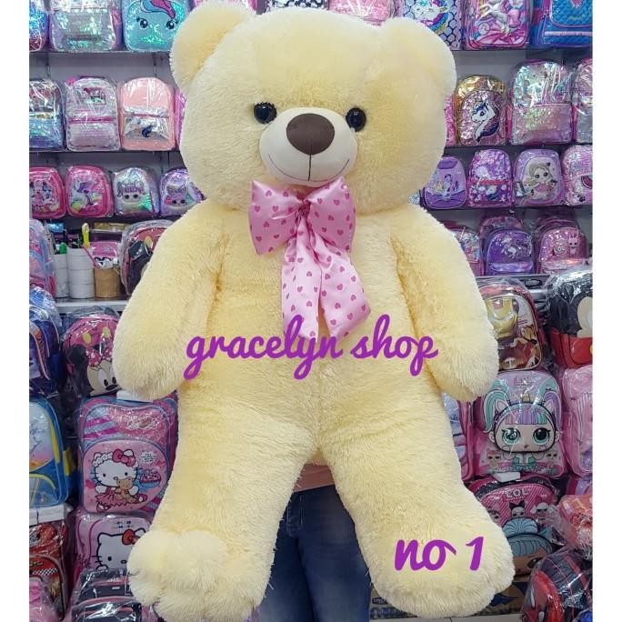 boneka teddy bear besar super jumbo crem putih