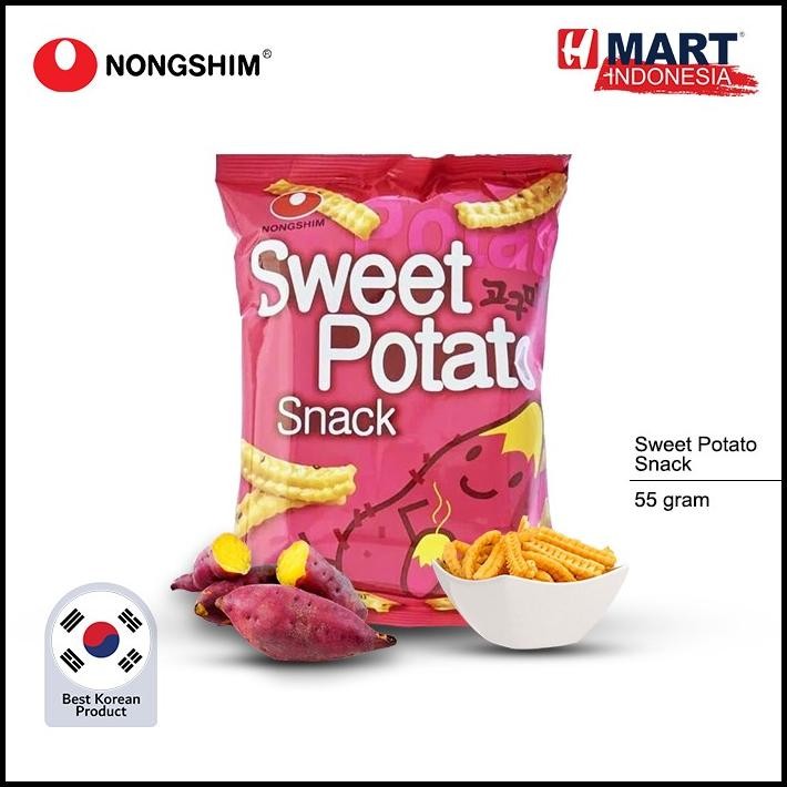 

Nongshim Sweet Potato Snack - Camilan Korea Rasa Ubi Jalar 55G