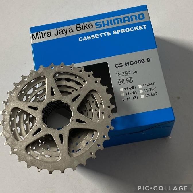 Sprocket Cassette Shimano HG400 9 Speed 11-32T Japan