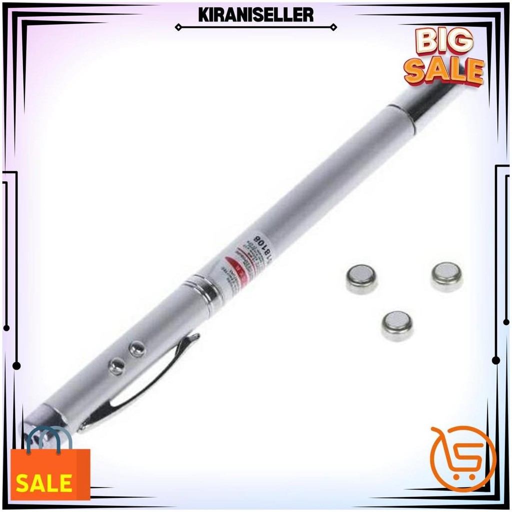 

Pulpen Laser+Antena Silver 5In1 (Kado Survenir Hari Guru) D Sale