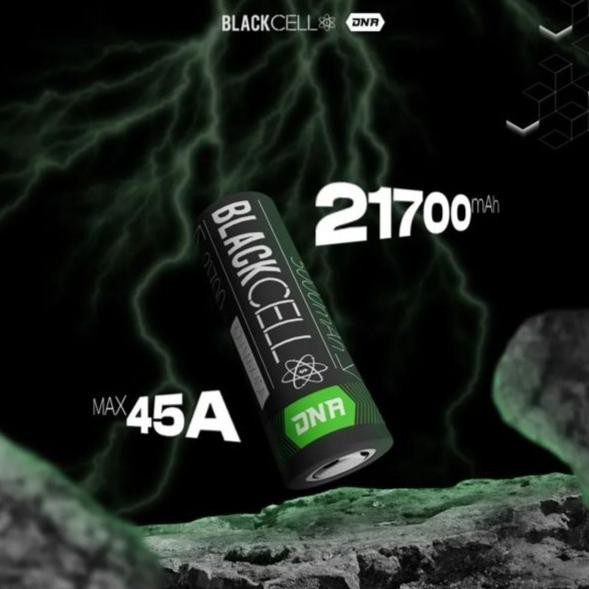 BLACKCELL DNA 5000MAH 45A 21700 BATTERY BATERAI BLACK CELL