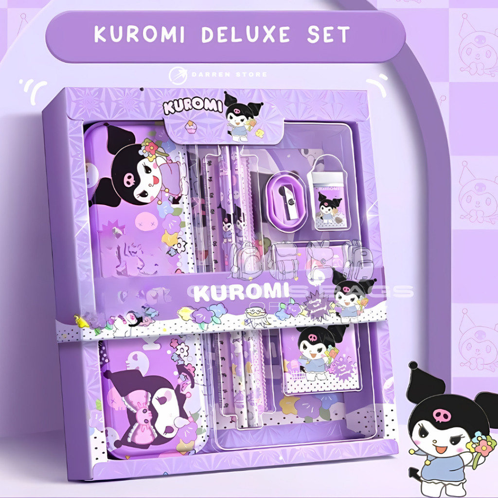 

Boneka Anak Set Alat Tulis Anak Sekolah Karakter Sanrio 7 in 1 8015