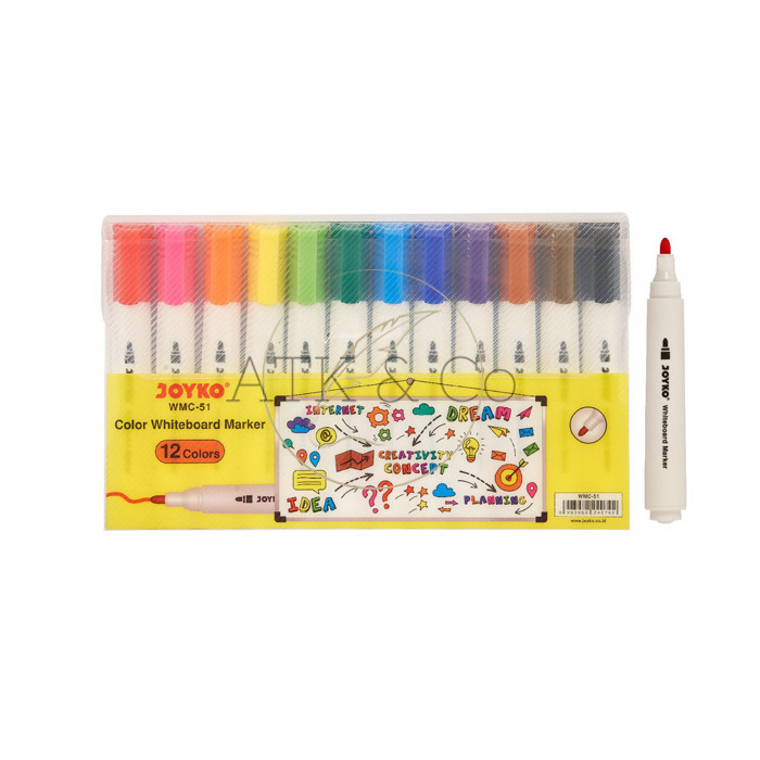 

Sale Spidol Whiteboard 12 Warna Joyko Wmc-51 - Spidol Whiteboard Joyko