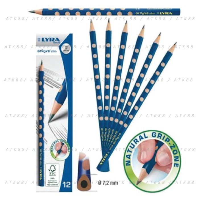 

Sale Pensil Lyra Groove Slim Graphite Isi 12 Pcs Pencil