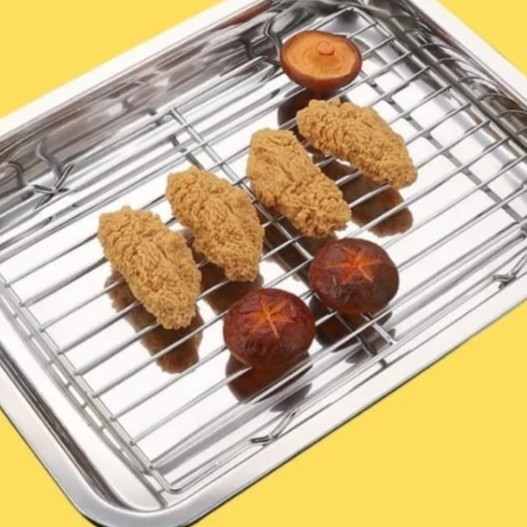 

Baking Tray Set / Loyang Nampan Tirisan nyak 40x30cm Stainless 304
