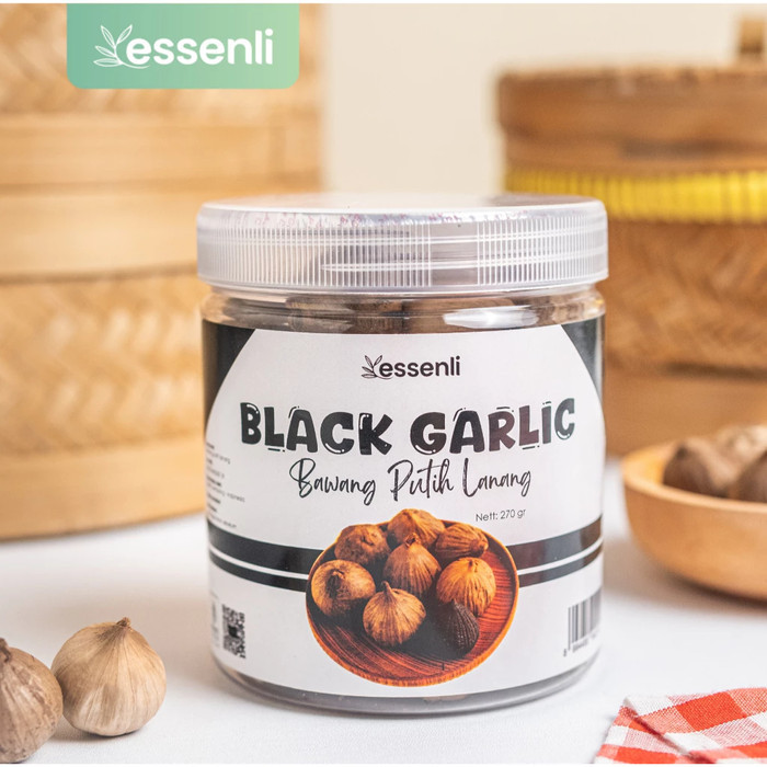 

Essenli Black Garlic 270Gr / Bawang Hitam Tunggal Lanang Ori