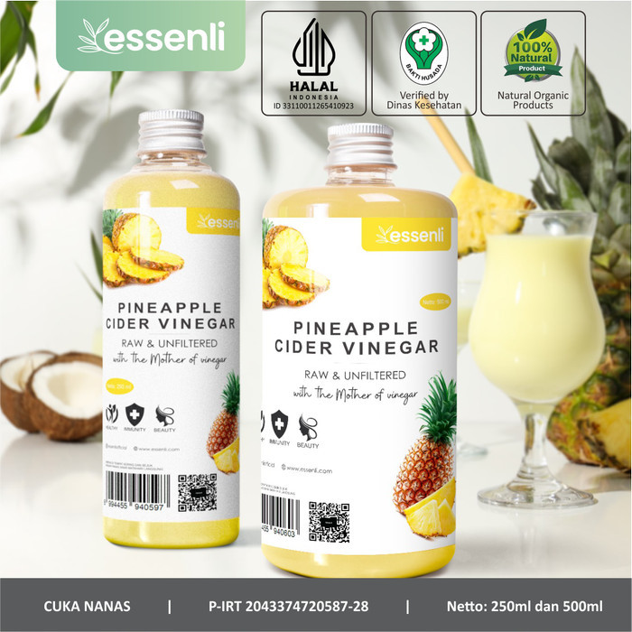 

Pineapple Cider Vinegar With Mother / Cuka Nanas