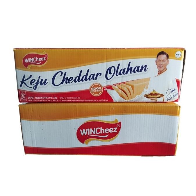 

Keju Wincheez Cheese Cheddar 2Kg Block Processed cheddar winchiz keju BS76