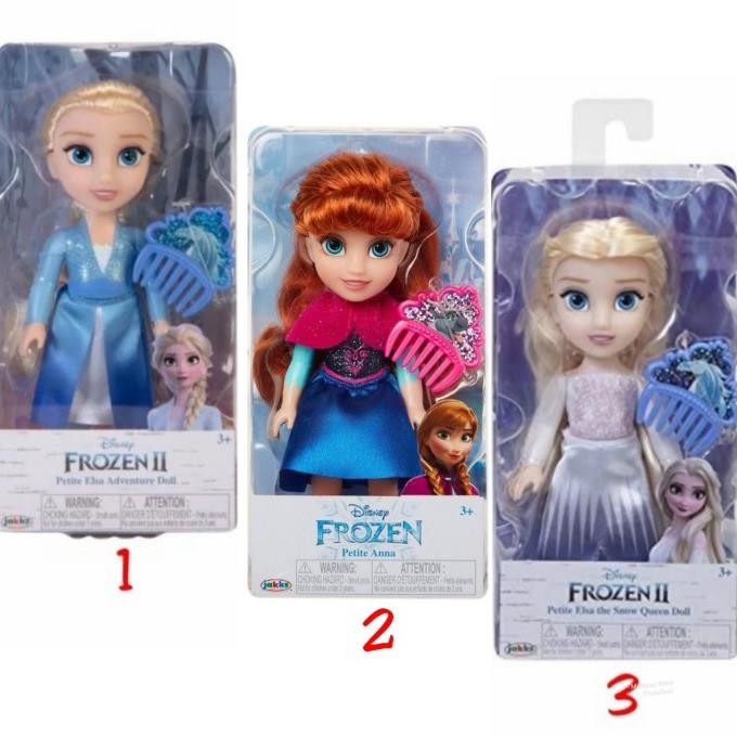 Boneka Disney Princess Petite Elsa atau Anna Doll - 16cm