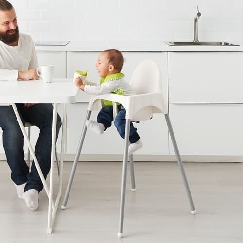 

terbaru set baby chair atl2 kursi bayi kursi makan anak tanpa meja putih
